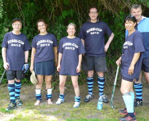 Einige Senioren des Hockey-Club Bad Homburg in Offenbach, Juni 2013